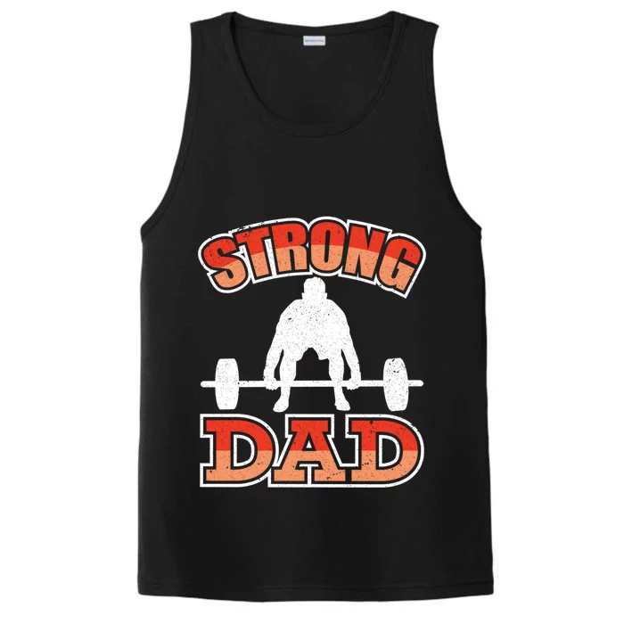 Fathers Day Worlds Best Father Meaningful Gift Performance Tank