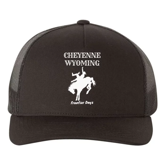 Frontier Days Western Rodeo Cheyenne Wyoming Bronc Yupoong Adult 5-Panel Trucker Hat