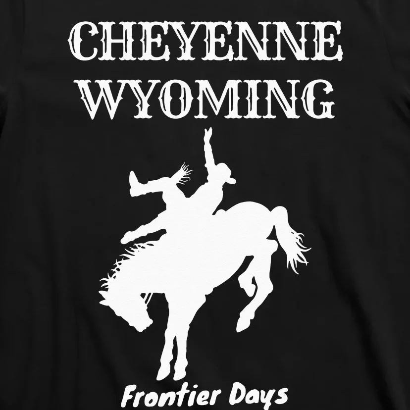 Frontier Days Western Rodeo Cheyenne Wyoming Bronc T-Shirt