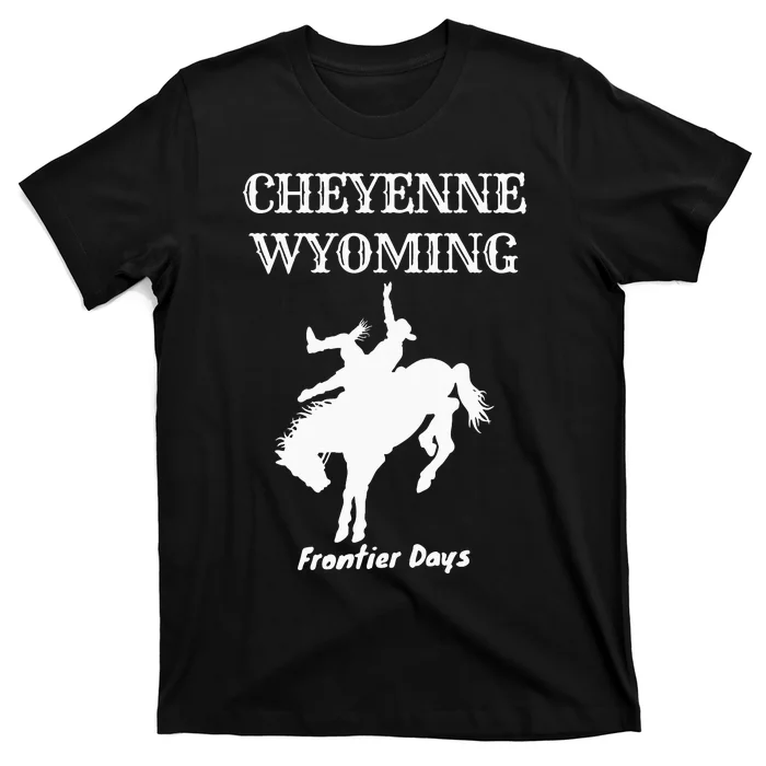 Frontier Days Western Rodeo Cheyenne Wyoming Bronc T-Shirt