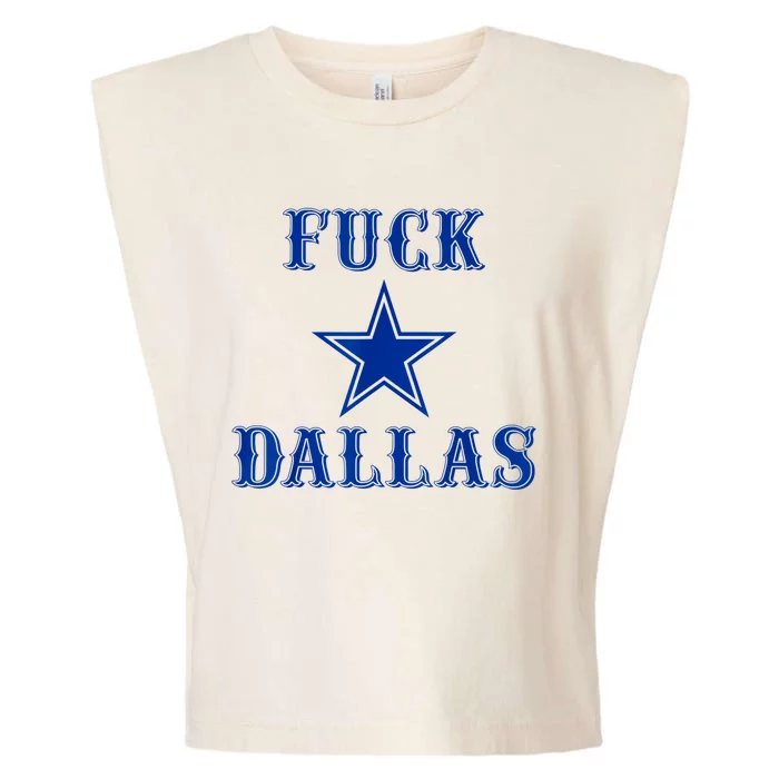 Fuck Dallas Western Style Garment-Dyed Women's Muscle Tee