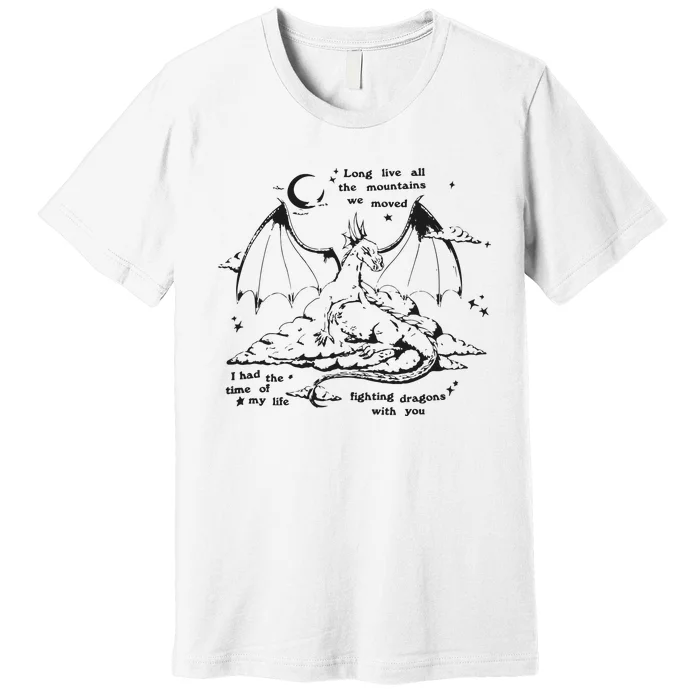 Fighting Dragons With You Speak Now TV Premium T-Shirt