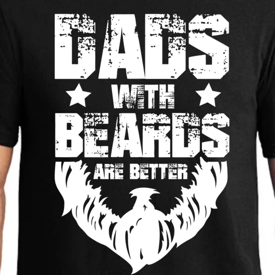 Funny Dads With Beards Are Better Dad Joke Fathers Day Gift Pajama Set