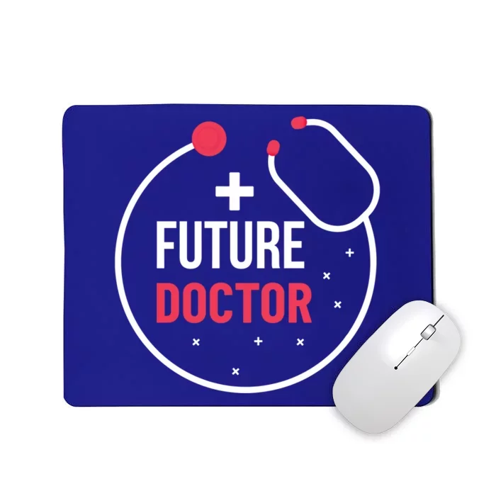 Future Doctor With A Stethoscope Medic Studying Medicine Funny Gift Mousepad