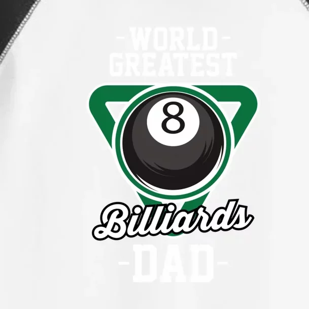 Father's Day World Greates Billiards Dad Gift For Dad Toddler Fine Jersey T-Shirt