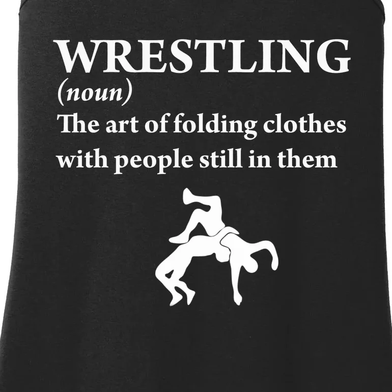 Funny Definition Wrestling Wrestler Ladies Essential Tank