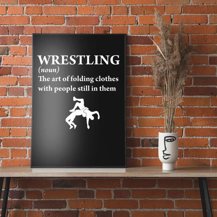 Funny Definition Wrestling Wrestler Poster