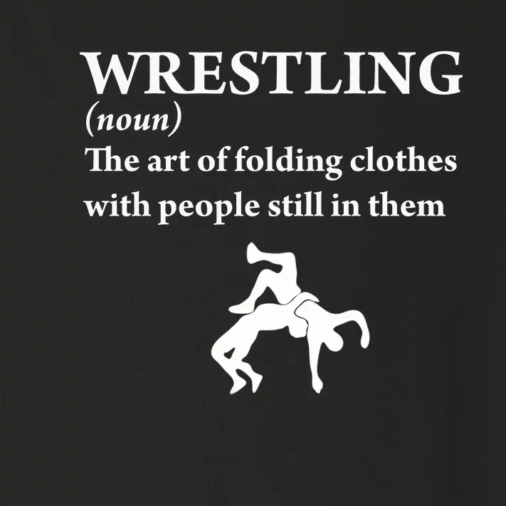 Funny Definition Wrestling Wrestler Toddler Long Sleeve Shirt