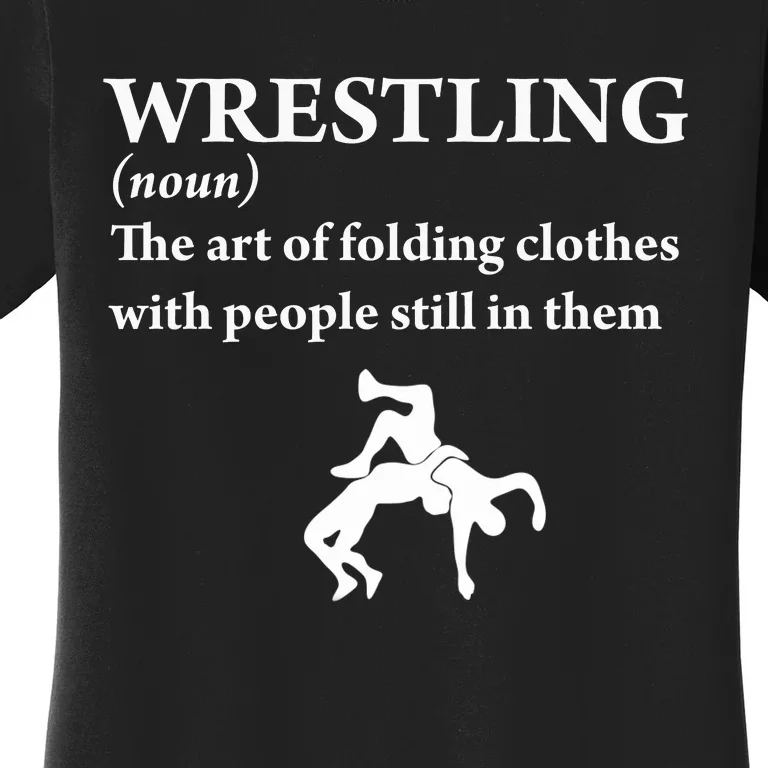 Funny Definition Wrestling Wrestler Women's T-Shirt