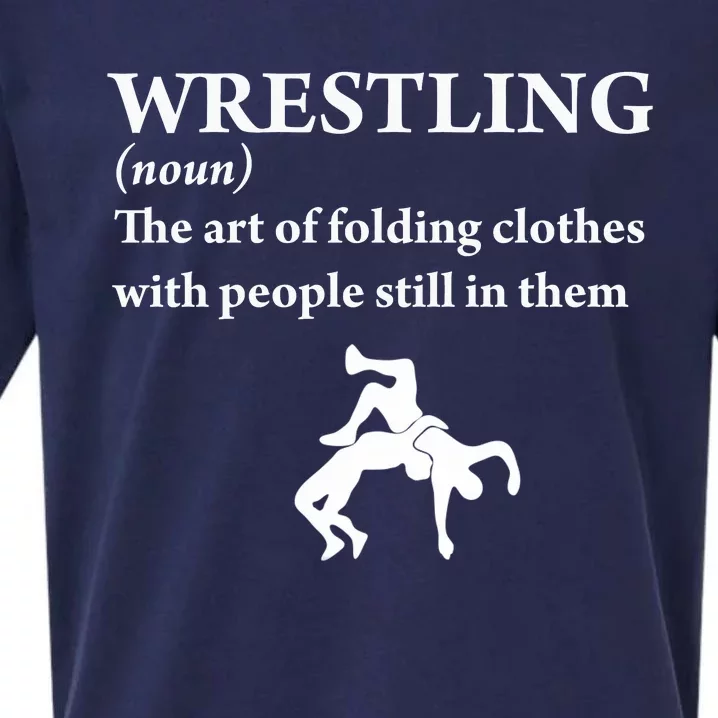 Funny Definition Wrestling Wrestler Sueded Cloud Jersey T-Shirt