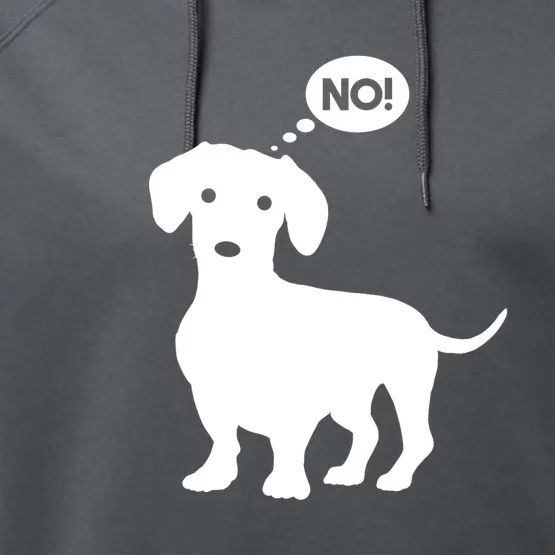 Funny Dachshund Wiener Dog Doxie Lover Best Gift Performance Fleece Hoodie