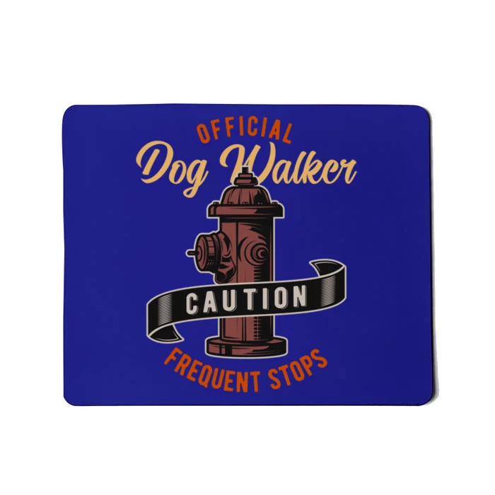 Funny Dog Walker Gift Graphic Walking The Dogs Funny Gift Mousepad