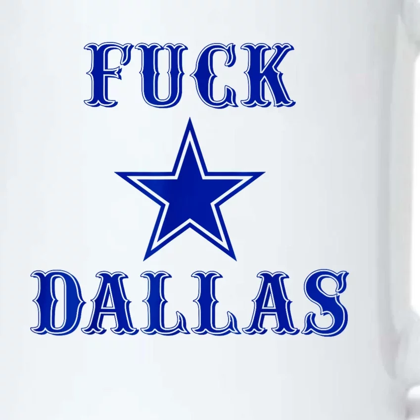 Fuck Dallas Western Style Design Black Color Changing Mug