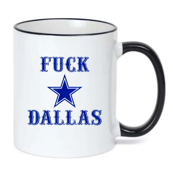 Fuck Dallas Western Style Design Black Color Changing Mug