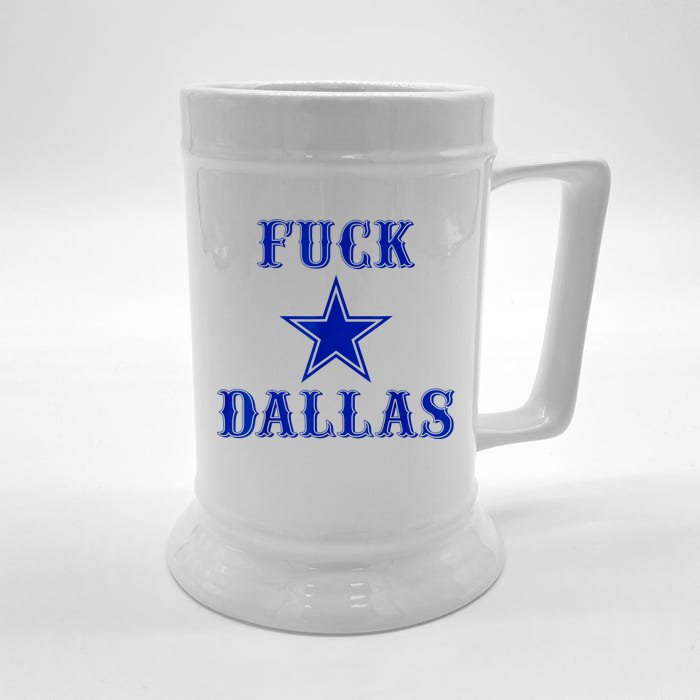 Fuck Dallas Western Style Design Front & Back Beer Stein