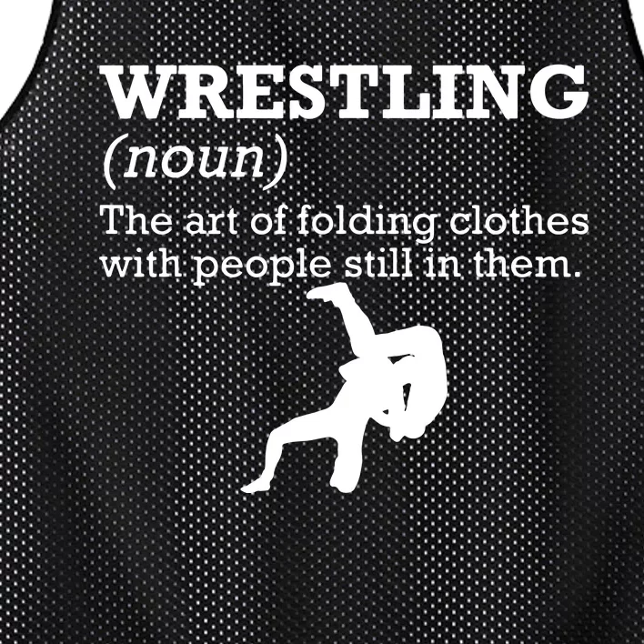 Funny Definition Wrestling Wrestler Mesh Reversible Basketball Jersey Tank