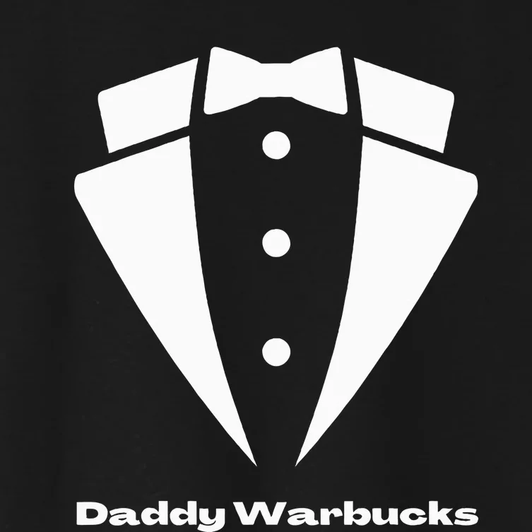 funny Daddy Warbucks from Annie Tuxedo Women's Crop Top Tee