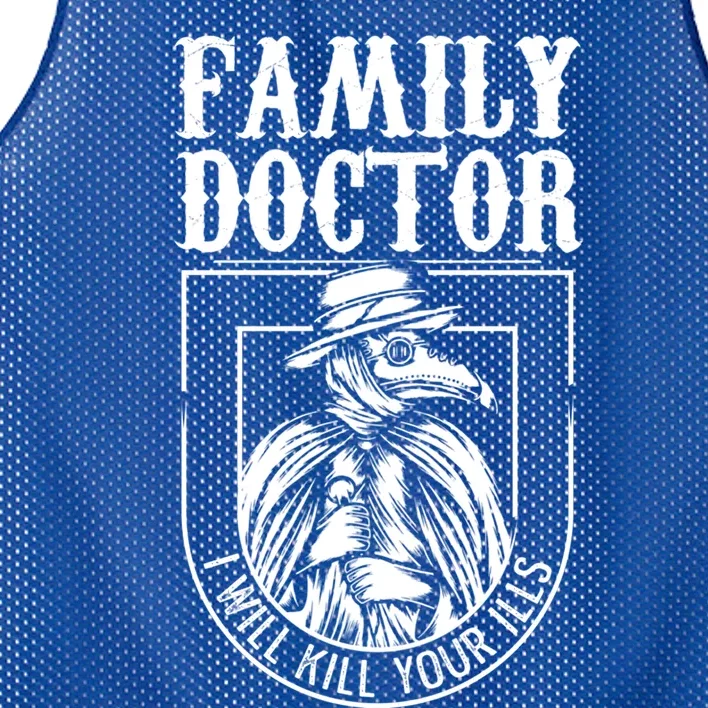 Family Doctor Will Kill Your Ills Medicine Therapist Nurse Gift Mesh Reversible Basketball Jersey Tank