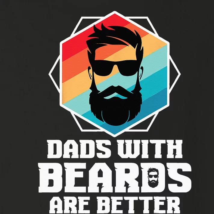 Funny Dads With Beards Are Better Dad Joke Fathers Day Toddler Long Sleeve Shirt