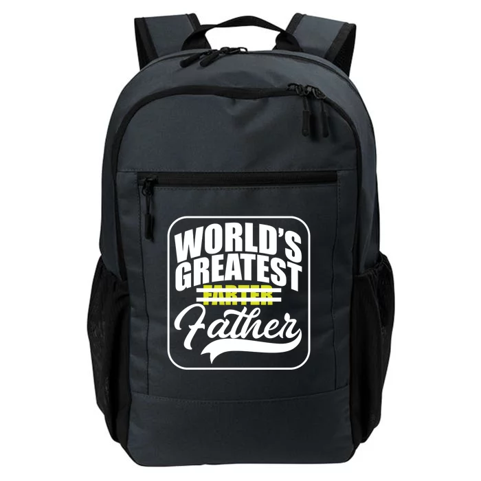 Funny Dad Worlds Greatest Farter Father Gift Daily Commute Backpack