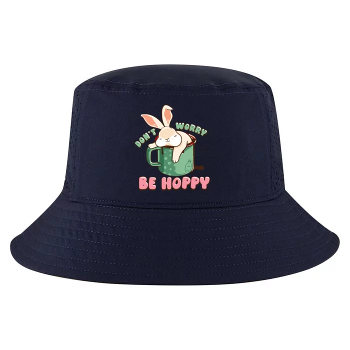 Funny Don't Worry Be Hoppy Rabbit Coffee Cool Comfort Performance Bucket Hat