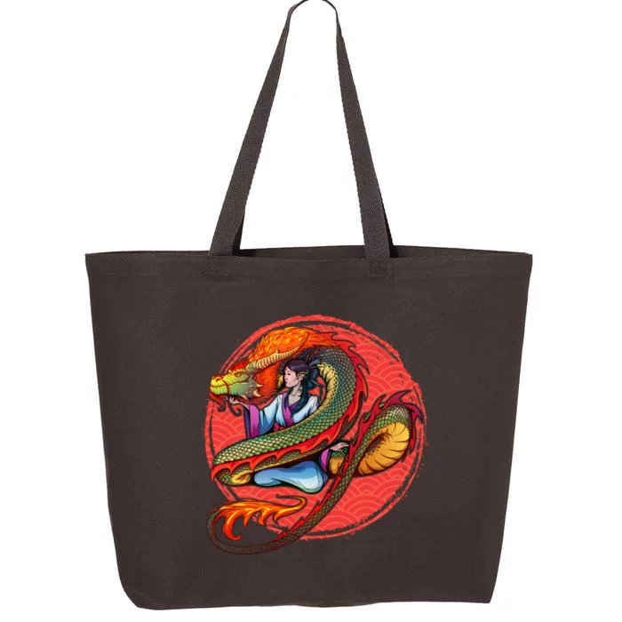 Fire Dragon Warrior Woman 25L Jumbo Tote