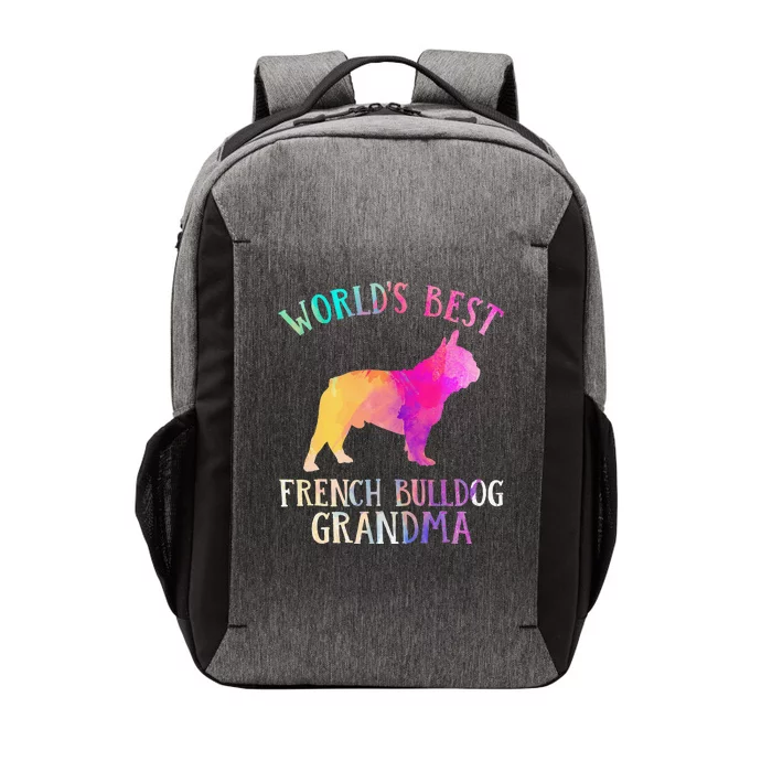 Frenchie Dog World’s Best French Bulldog Grandma Vector Backpack