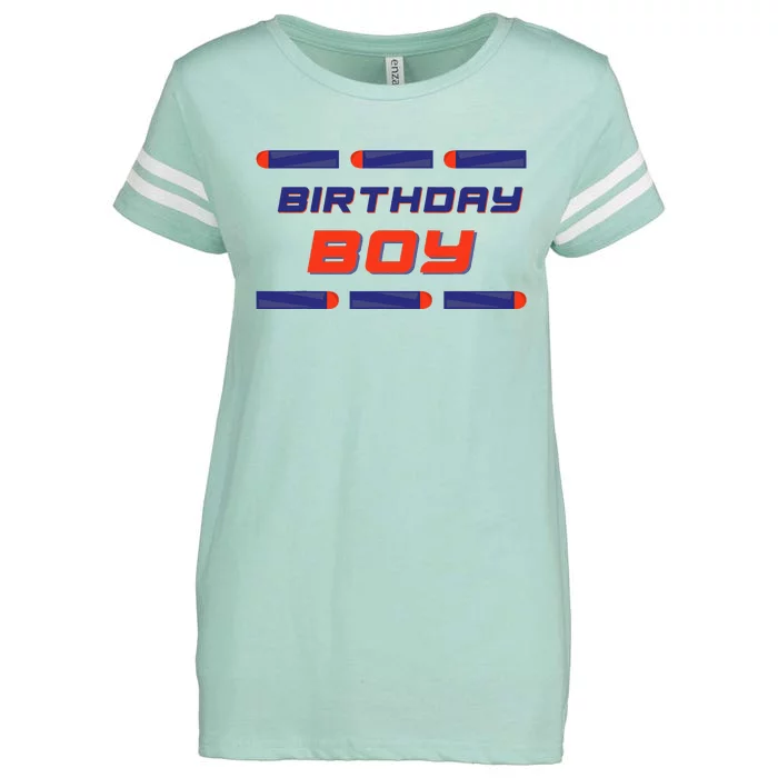 Foam Dart War Birthday Enza Ladies Jersey Football T-Shirt