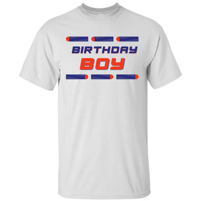 Foam Dart War Birthday Tall T-Shirt