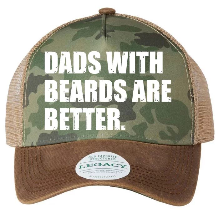 Funny Dads With Beards Are Better Legacy Tie Dye Trucker Hat