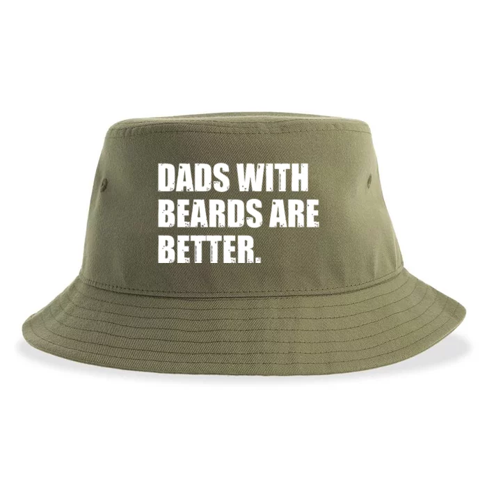 Funny Dads With Beards Are Better Sustainable Bucket Hat