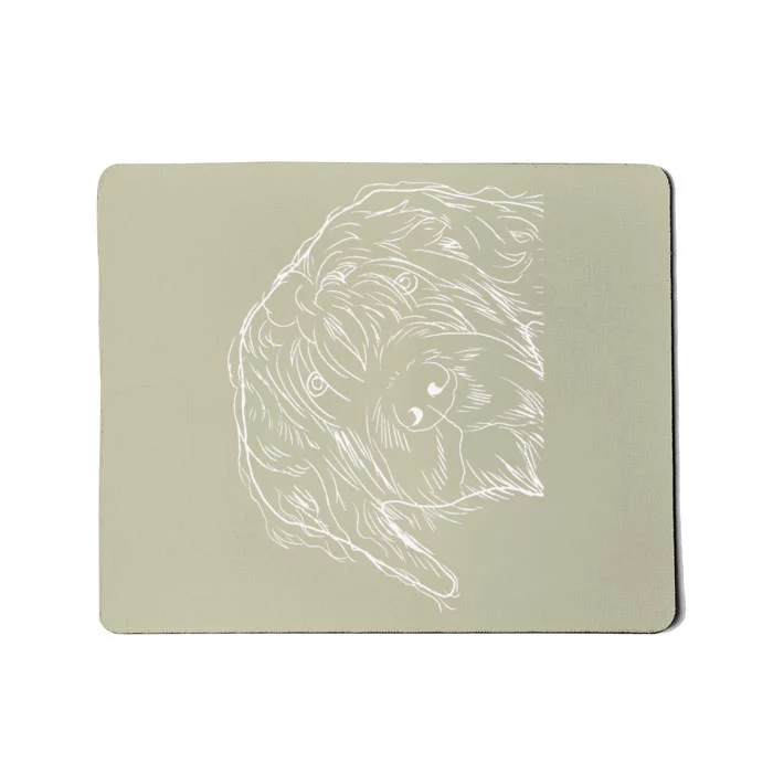 Funny Dog Wirehaired Pointing Griffon Mousepad