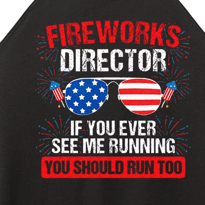 Fireworks Director You See Me Running Patriotic Women’s Perfect Tri Rocker Tank