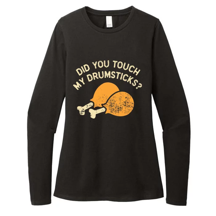 Funny Did You Touch My Drumsticks Womens CVC Long Sleeve Shirt