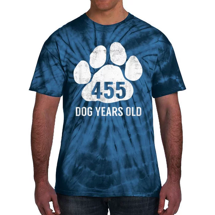 Funny Dog Years Old Vintage 65th Birthday Gag Gift Tie-Dye T-Shirt