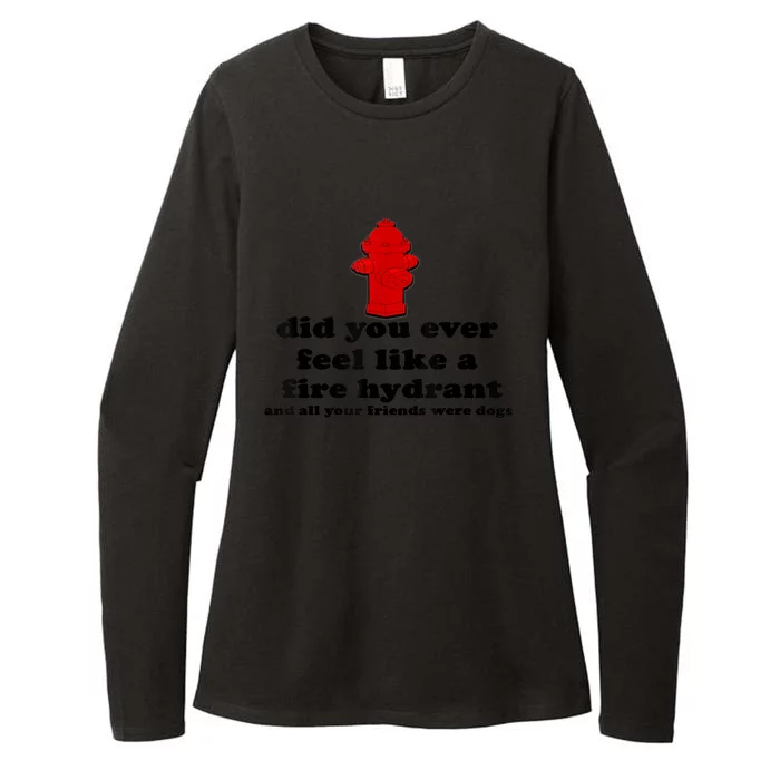 Funny Did You Ever Feel Like A Fire Hydrant Womens CVC Long Sleeve Shirt