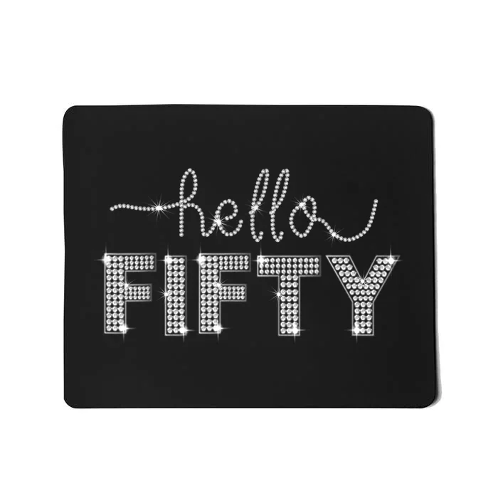 Fifty EST 1973 Born In 1973 50th Birthday Mousepad