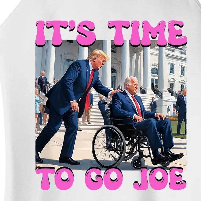 Funny Election 2024 Vote Trump ItS Time To Go Joe Women’s Perfect Tri Rocker Tank