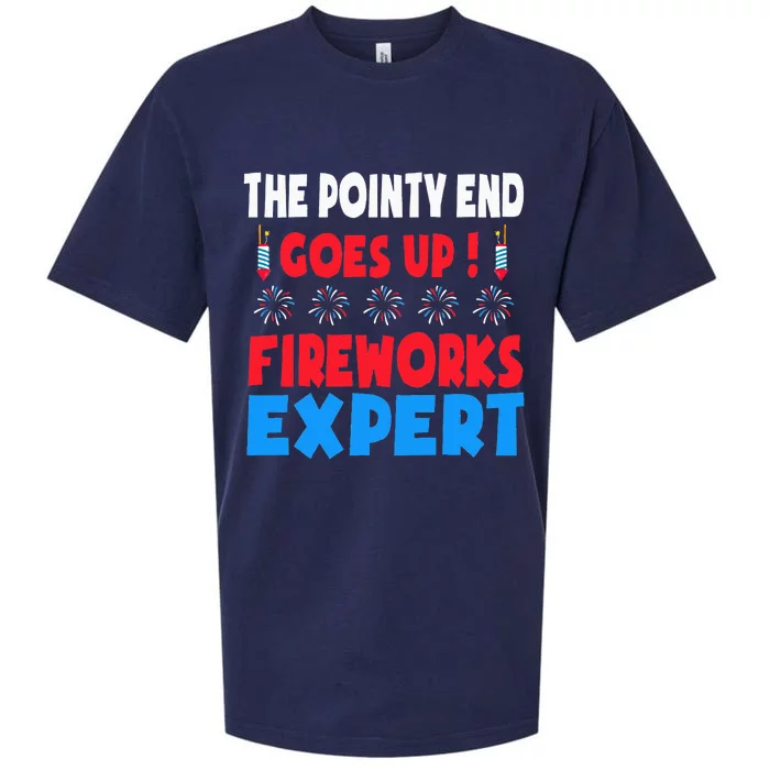 Fireworks Expert 4th Of July Fireworks Director Sueded Cloud Jersey T-Shirt