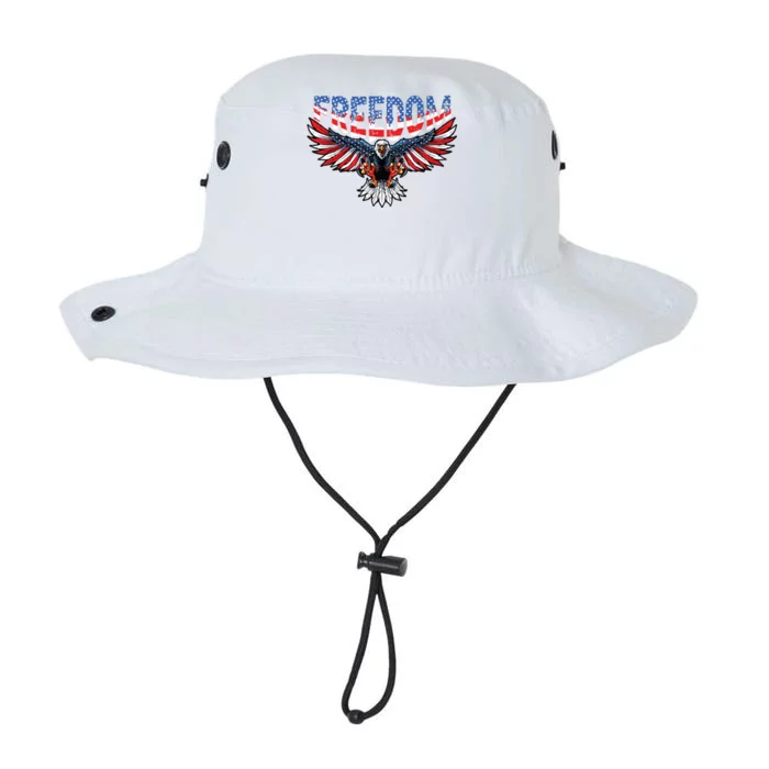 Freedom Eagle 4th Of July American Flag Patriotic Legacy Cool Fit Booney Bucket Hat