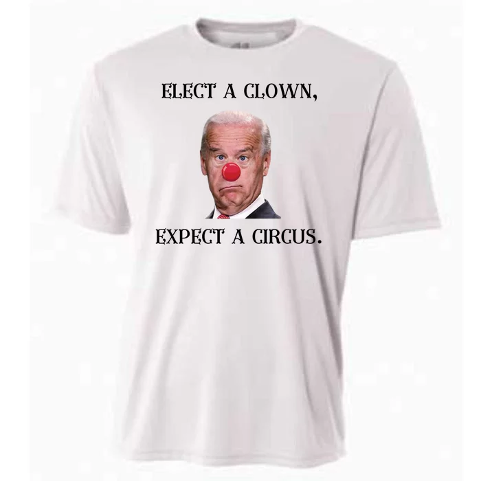 Funny Elect A Clown, Expect A Circus Biden Design #FJB 2021 Cooling Performance Crew T-Shirt