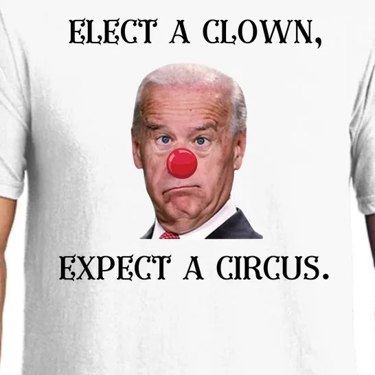 Funny Elect A Clown, Expect A Circus Biden Design #FJB 2021 Pajama Set