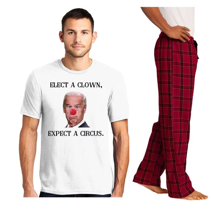 Funny Elect A Clown, Expect A Circus Biden Design #FJB 2021 Pajama Set