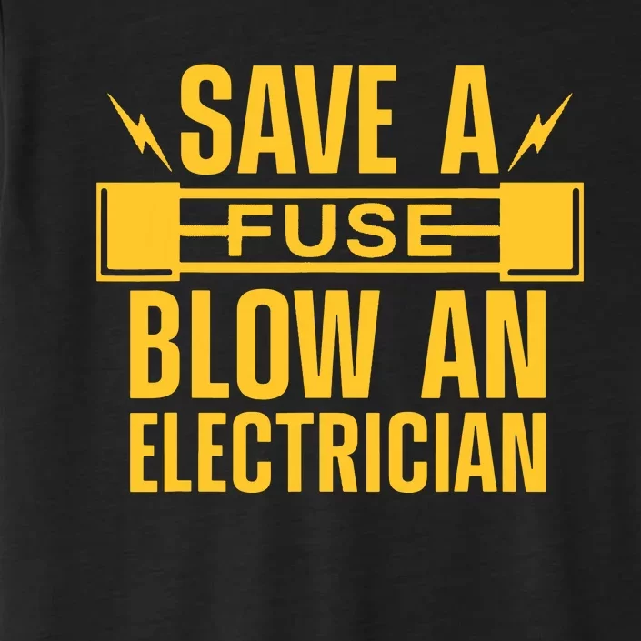 Funny Electrician Art Women Electrical Fuse Electrician ChromaSoft Performance T-Shirt