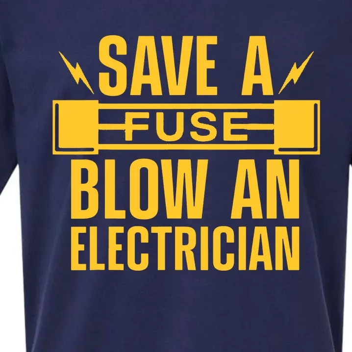 Funny Electrician Art Women Electrical Fuse Electrician Sueded Cloud Jersey T-Shirt