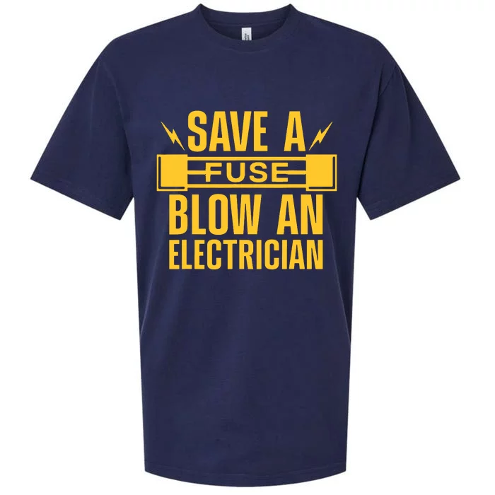 Funny Electrician Art Women Electrical Fuse Electrician Sueded Cloud Jersey T-Shirt