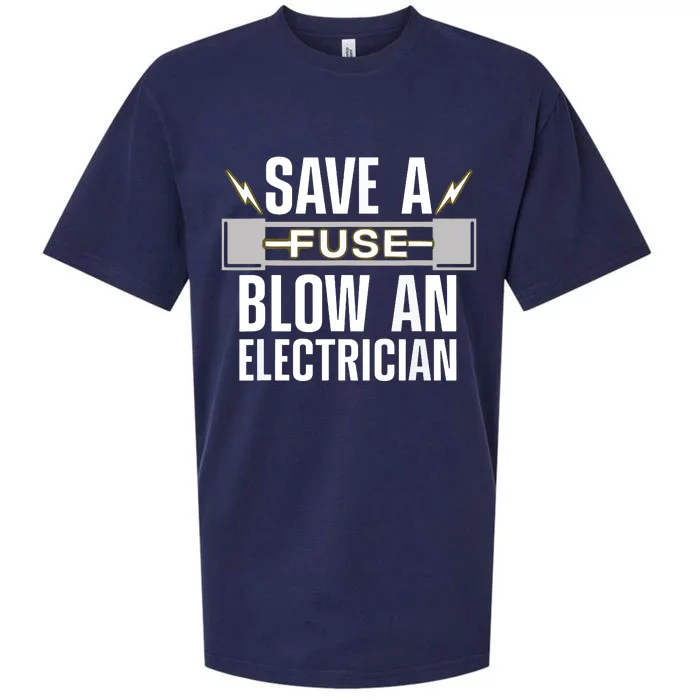 Funny Electrician Art Women Electrical Fuse Engineers Sueded Cloud Jersey T-Shirt