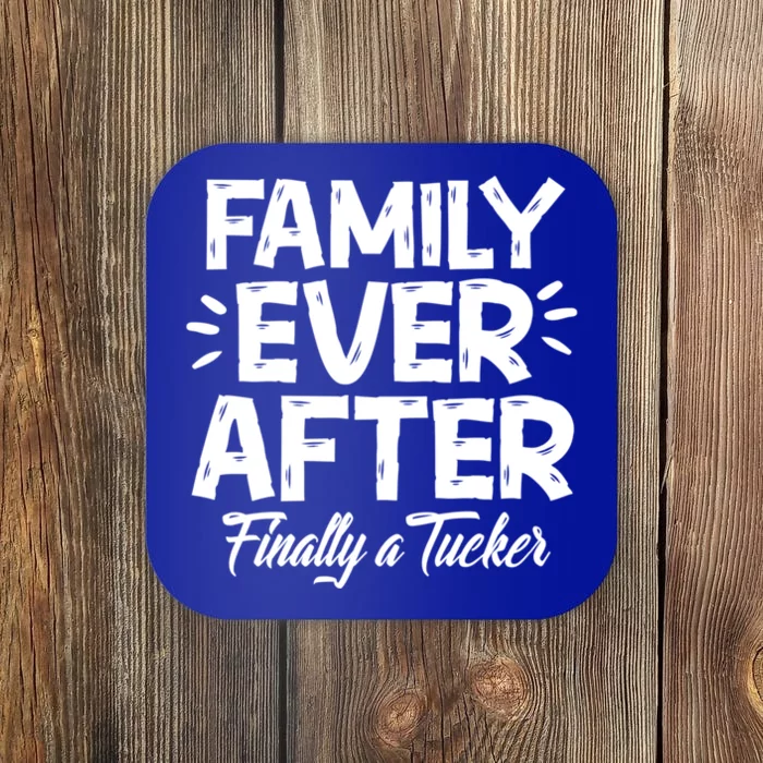 Family Ever After Finally A Tucker Adoption Foster Mom Dad Gift Coaster