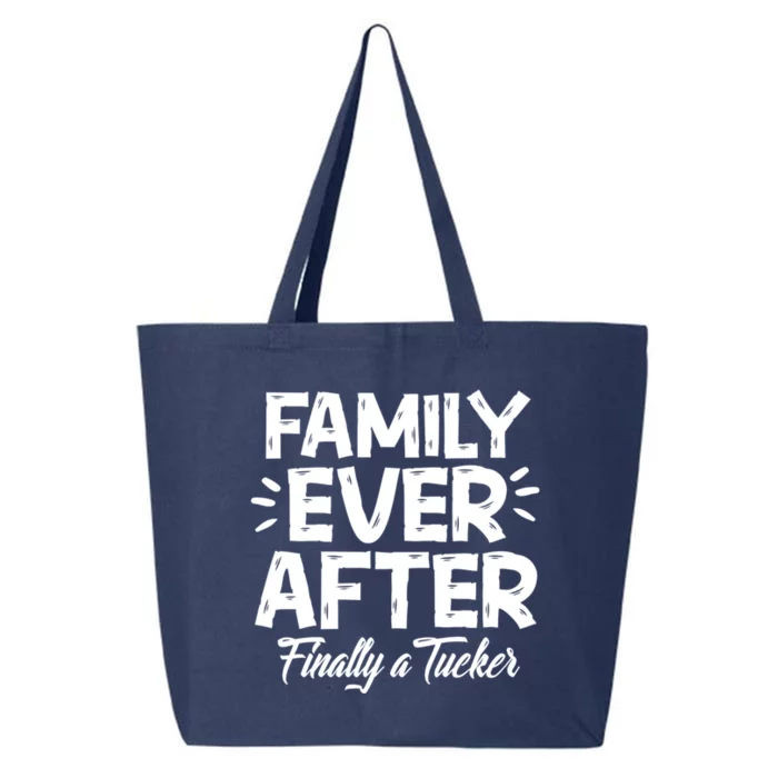 Family Ever After Finally A Tucker Adoption Foster Mom Dad Gift 25L Jumbo Tote