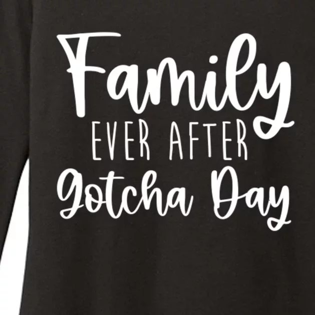 Family Ever After Gotcha Day Adoption Foster Care Fostering Gift Womens CVC Long Sleeve Shirt